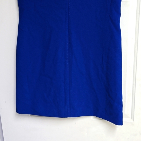 J.Crew Cobalt Blue Presentation Shift Dress Short Sleeve - Picture 9 of 11